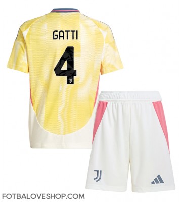 Juventus Federico Gatti #4 Dětské Venkovní Dres 2024-25 Krátký Rukáv (+ trenýrky)